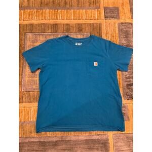 Carhartt Shirt Adult Extra Large Relaxed Loose Fit Short Sleeve Pocket Tee